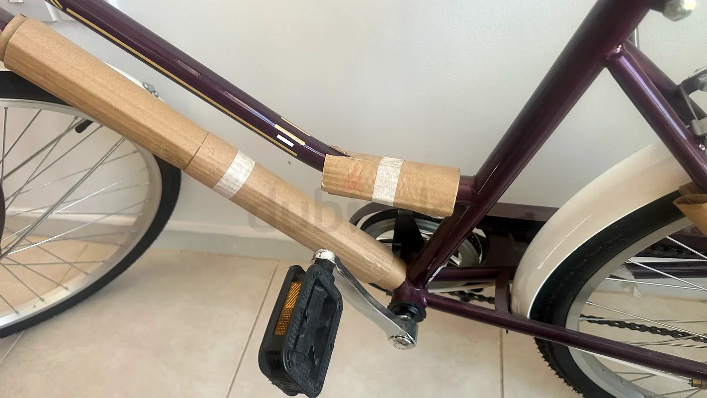Riding bicycle