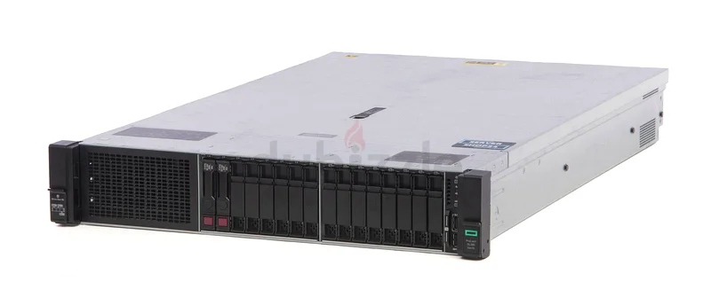 خادم HPE ProLiant DL380 بحجم 2U، 16 SFF جيل 10، ذاكرة وصول عشوائي 64 جيجابايت DDR4، 40 نواة، إنتل زيون جولد 6138، 512 جيجابايت SSD632660829708831115