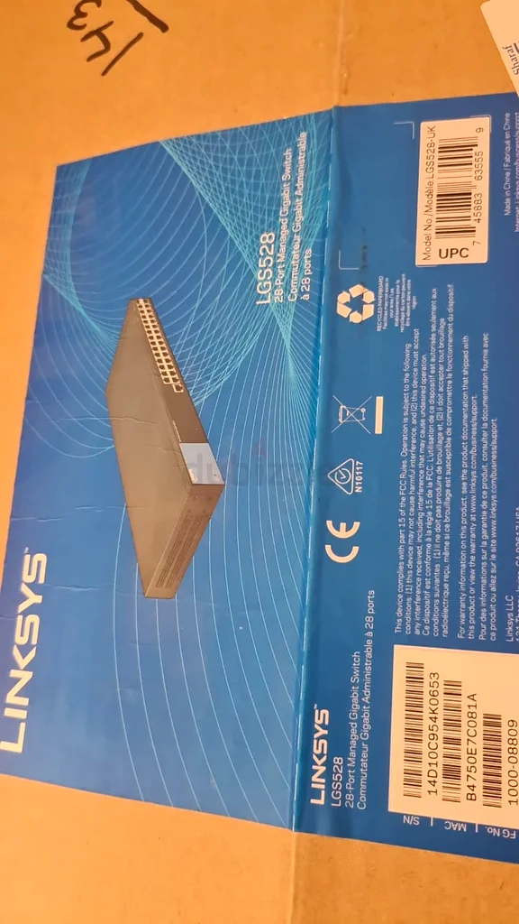 مفتاح Linksys LGS528 المُدار63256605135747113