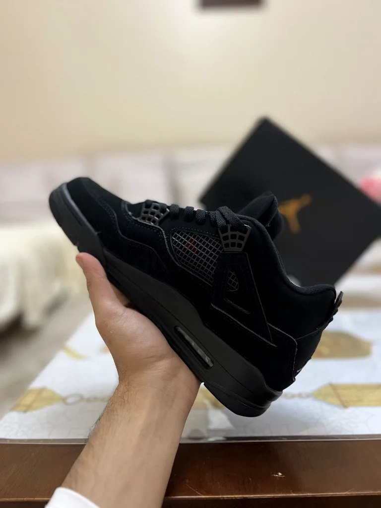 Original Nike Air Jordan 4 Retro Black Cat63238592473858112