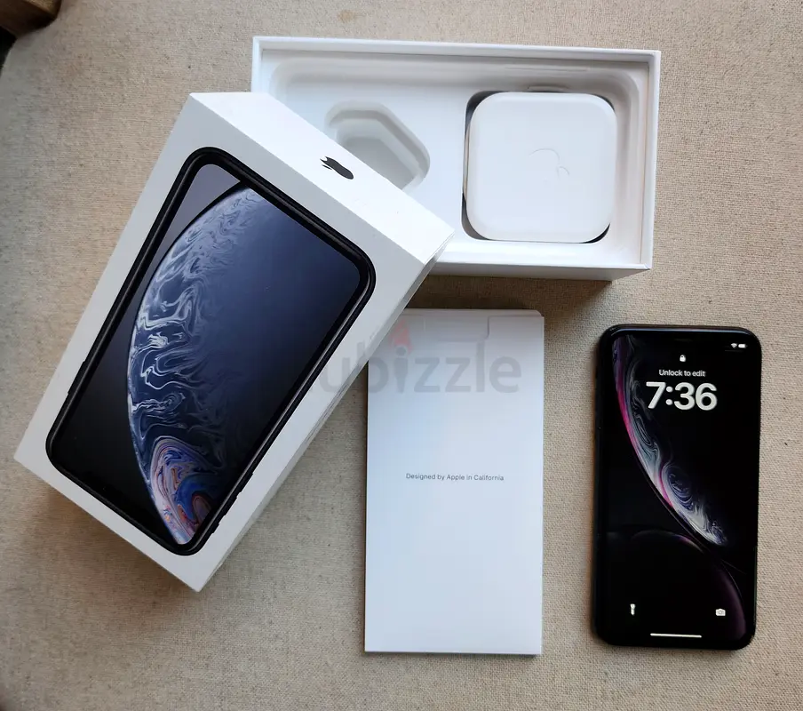 آيفون XR بسعة 128 جيجابايت، أسود