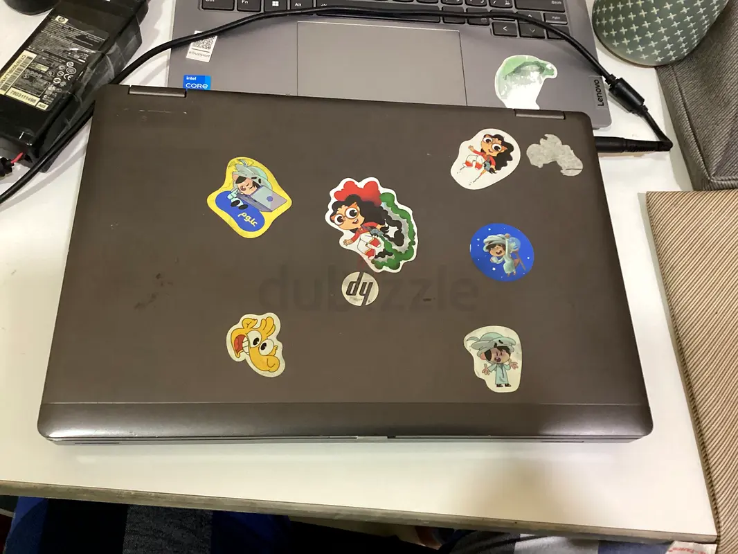 HP Laptop with Fun Stickers - Ready to Go!