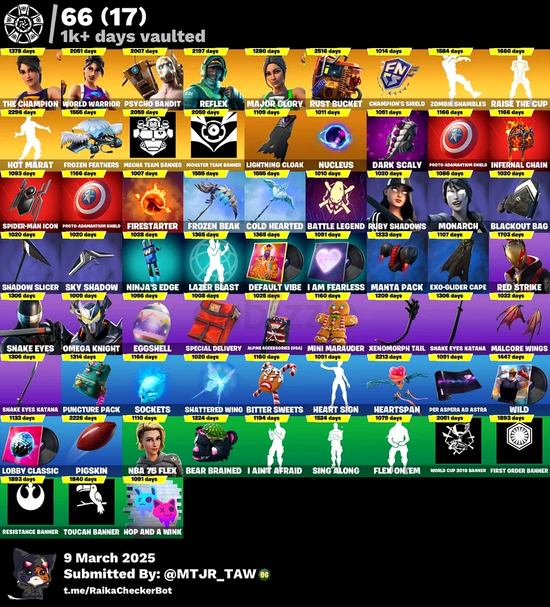 Epic Games Fortnite Rocket League + 249 Games account63228834919811113