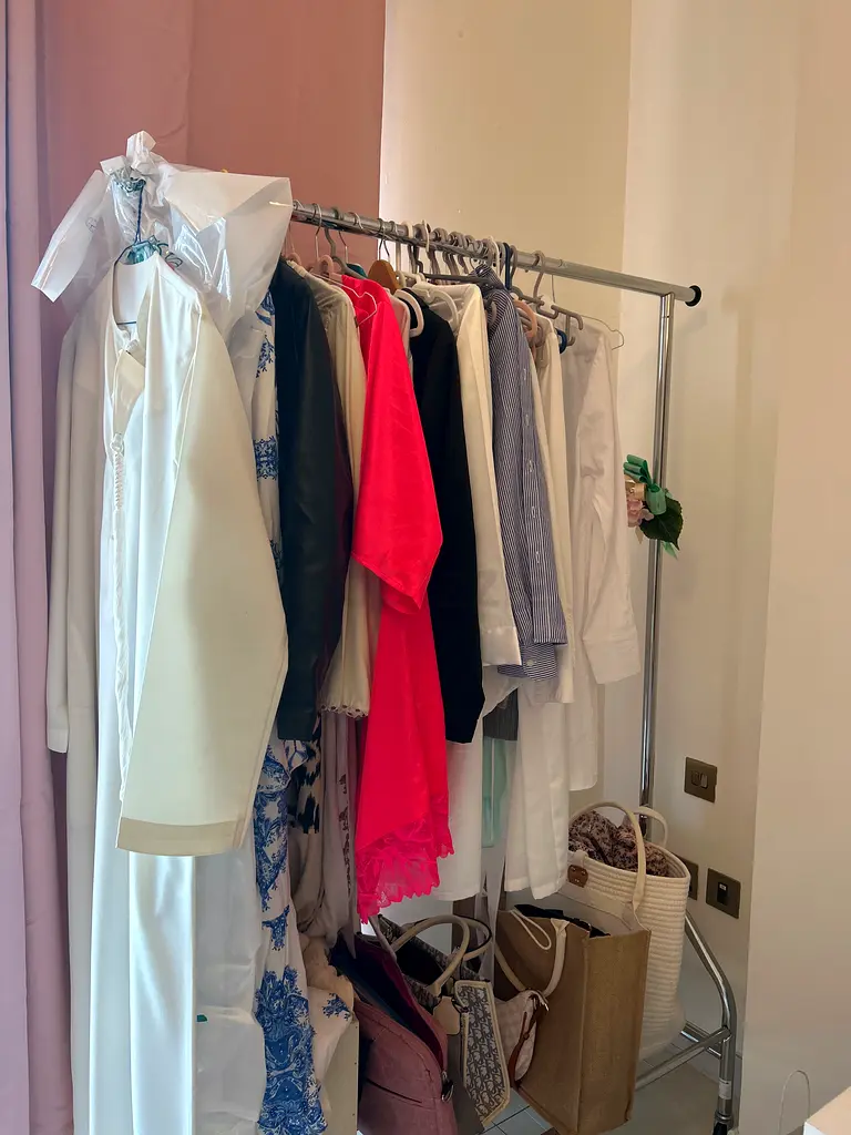 2 Rail clothes hanger