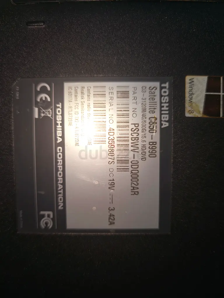 Toshiba laptop63256601533826110