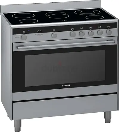 Siemens IQ700 Hy738357M 90X60 cm Ceramic Cooker, SilverMin