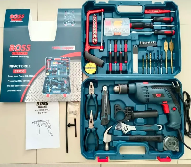 Boss 13mm Electric drill with tool63221859659650110