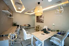 Price Starts from AED46,000 depends on  the size and design of the office / Well-Furnished Offices |