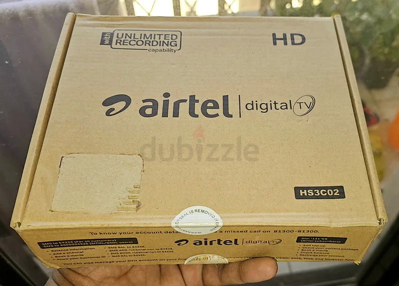 صندوق استقبال قنوات Airtel ديجيتال تي في عالي الدقة63261260092417111