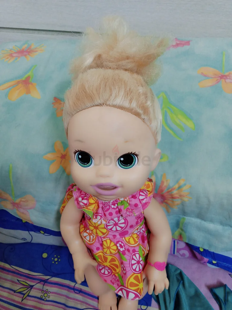 Baby alive talking Doll talking English and spanish in Colorful Dress62864710391169112