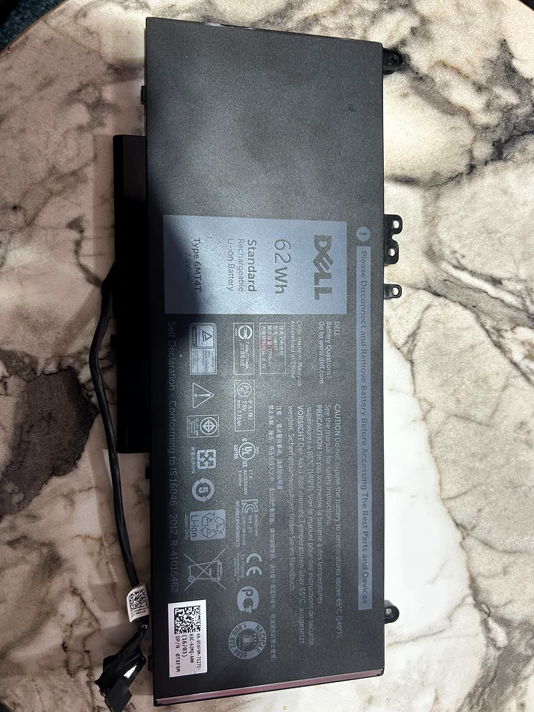 Dell laptop battery 62w632581458158101115