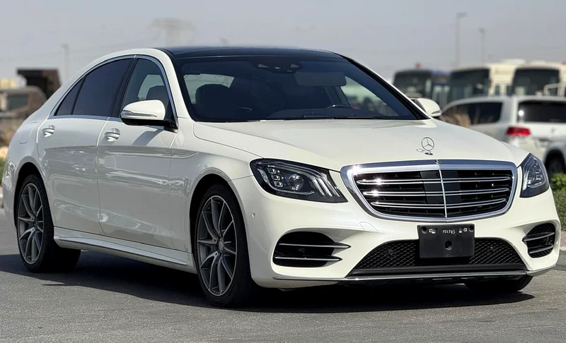 BENZ S560 | 2018 | 64994Km | BEIGE INTRIOR | FRESH JAPAN IMPORT | CLEAN TITLE63233103009155114