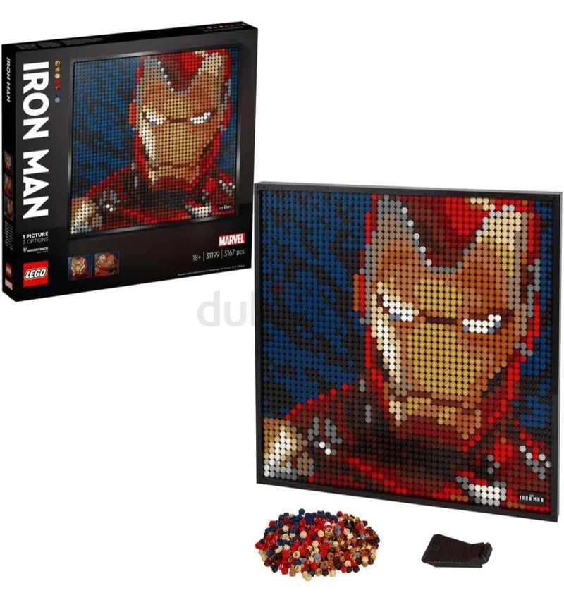 Lego iron man art set for sale. 31199628658084176651118