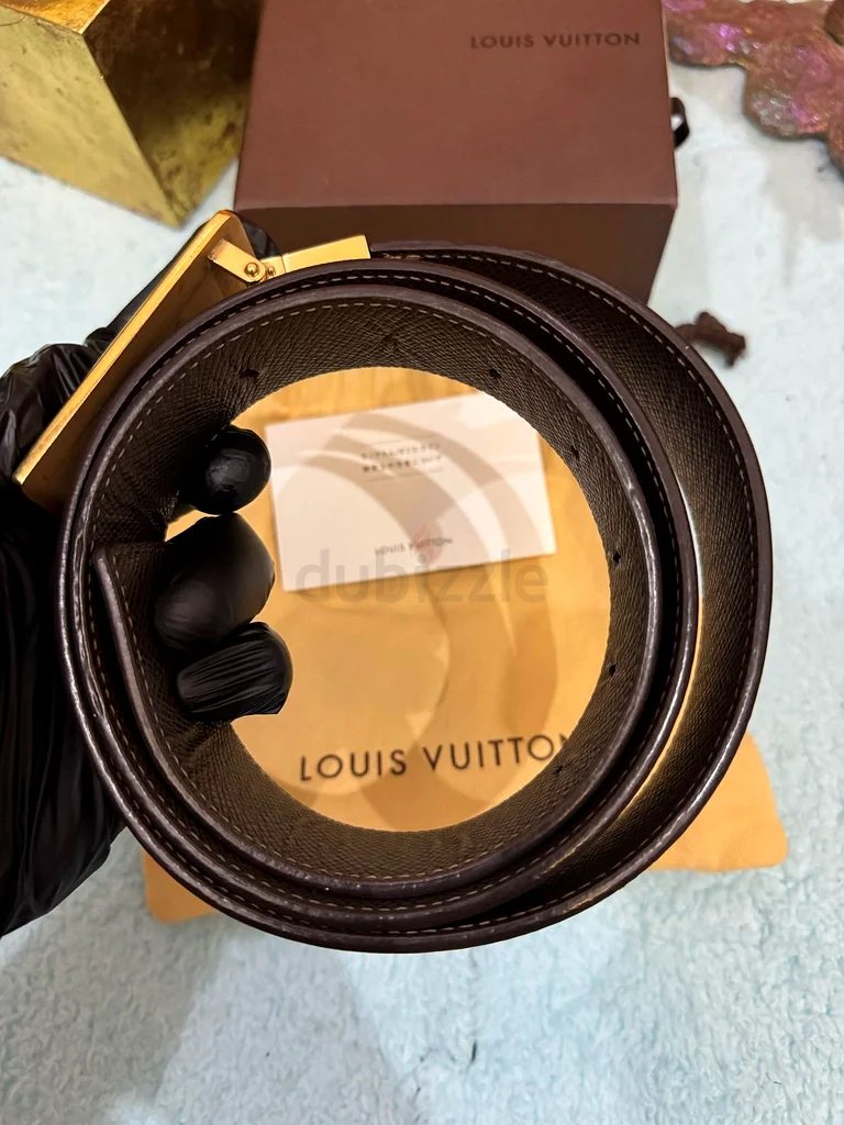 Louis Vuitton Damier Canvas reversible inventeur belt63241132907393111