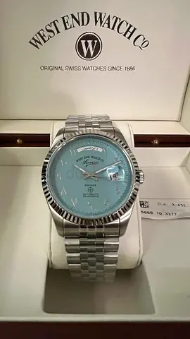 West End Watch Co. Automatic, Tiffany dial, Arabic Hour marker, 41mm