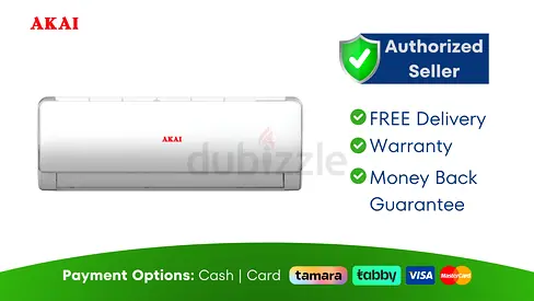 Akai AC 1 Ton Split Air Conditioner ● Brand New | 1 Year Warranty | FREE Delivery | SHJ6492