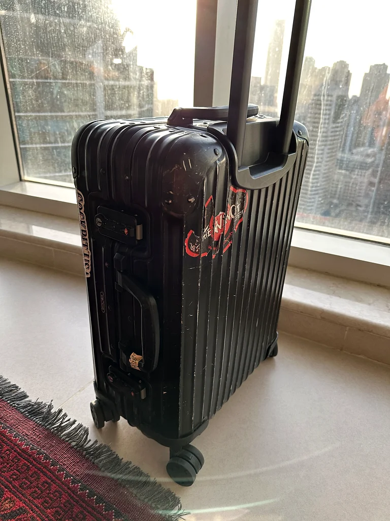 Used Rimowa Original Black Cabin Luggage (Lufthansa Line-Discontinued) for Collectors63234617408131114