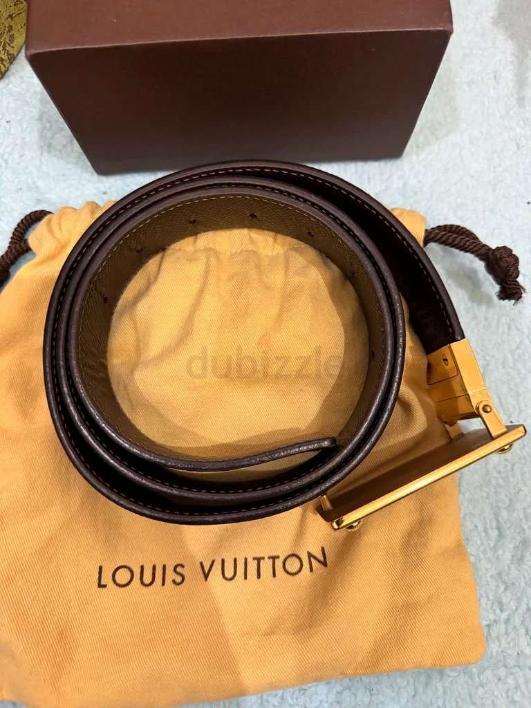 Louis Vuitton Damier Canvas reversible inventeur belt63241132907393113