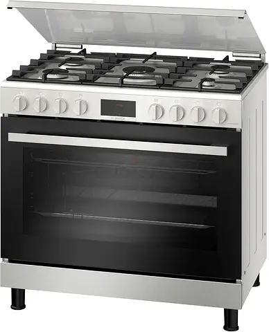 Bosch Free Standing Gas Cooker 90cm, 147L, German Engineering Cooking Range HGW3ASQ50M