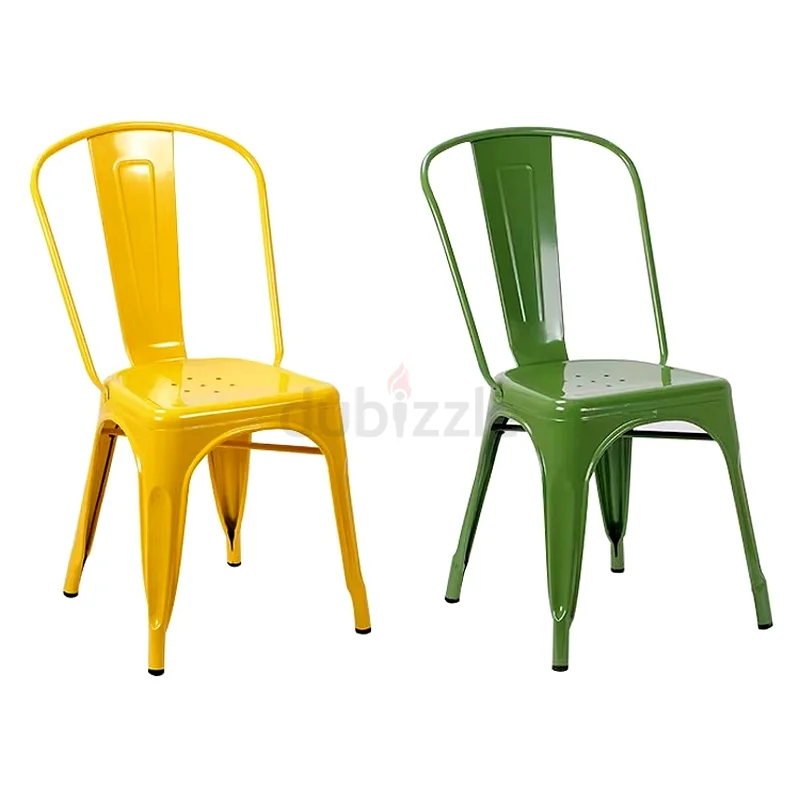 Stylish Rustic Dining Set with Colorful 4 Chairs and 1 table (80*80)63216833466753111