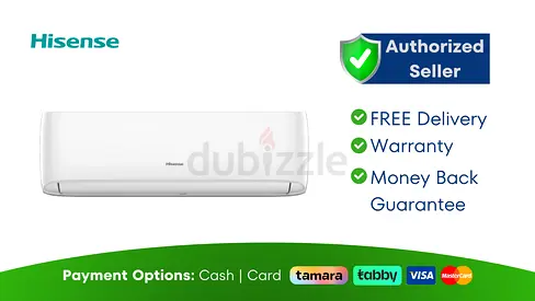 Hisense AC 1.5 Ton Inverter Split Air Conditioner  Brand New | Warranty | FREE Delivery | SHJ62