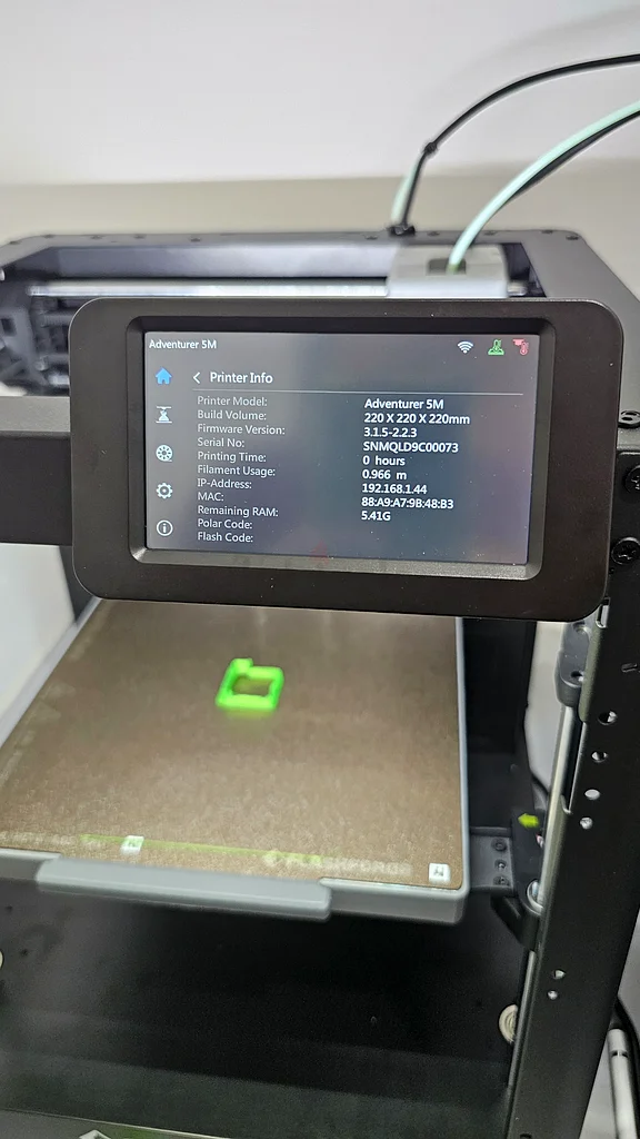 FLASHFORGE AD5M 3D printer63166185887490111
