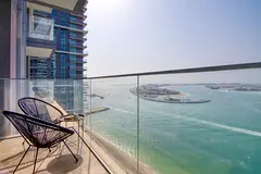 🔥Hot Offer🔥 Palm view | Spaceous | Private beach | Beach Isle | All Bills Included.