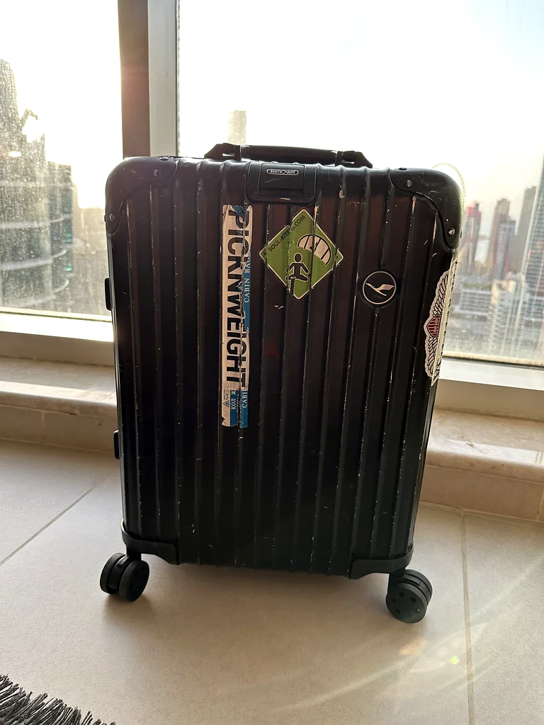 Used Rimowa Original Black Cabin Luggage (Lufthansa Line-Discontinued) for Collectors63234617408131112