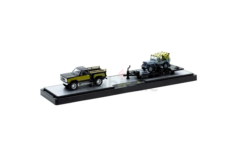 M2 Machines AutoHaulers 1978 Dodge Custom 100 Warlock and a 1944 Je ep MB63226783263874111