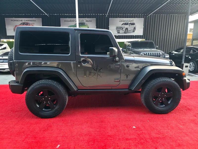 Jeep Wrangler Sport  
Model: 2017  
Mileage: 144,000 km  
Price: 59,000 AED  
V6 / 3.6L  
Side steps, 2.5-inch lift63152288452226111