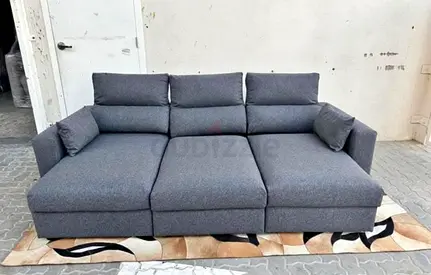 Almost like new condition Ikea Eskilstuna L shape sofa bed