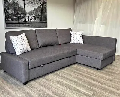 Sofa cum bed with storage gray colour