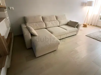 Selling ikea Eskilstuna L shape sofa Bed Beige Like a brand new