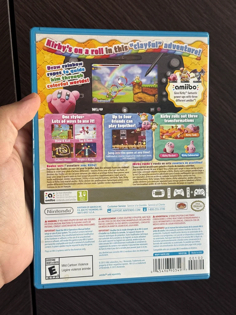 كيربي ولعنة القوس قزح و Wii U63174801275521111