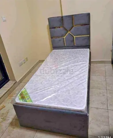 Single bed with medical mattress brand new for sale