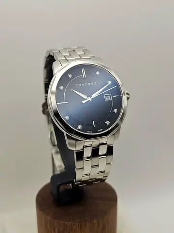 Concord Bennington Quartz Black Diamond Dial 40mm Men’s Watch