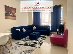 for rent monthly A fully furnished One-bedroom Two-bathroom apartment in Al Taawun 1