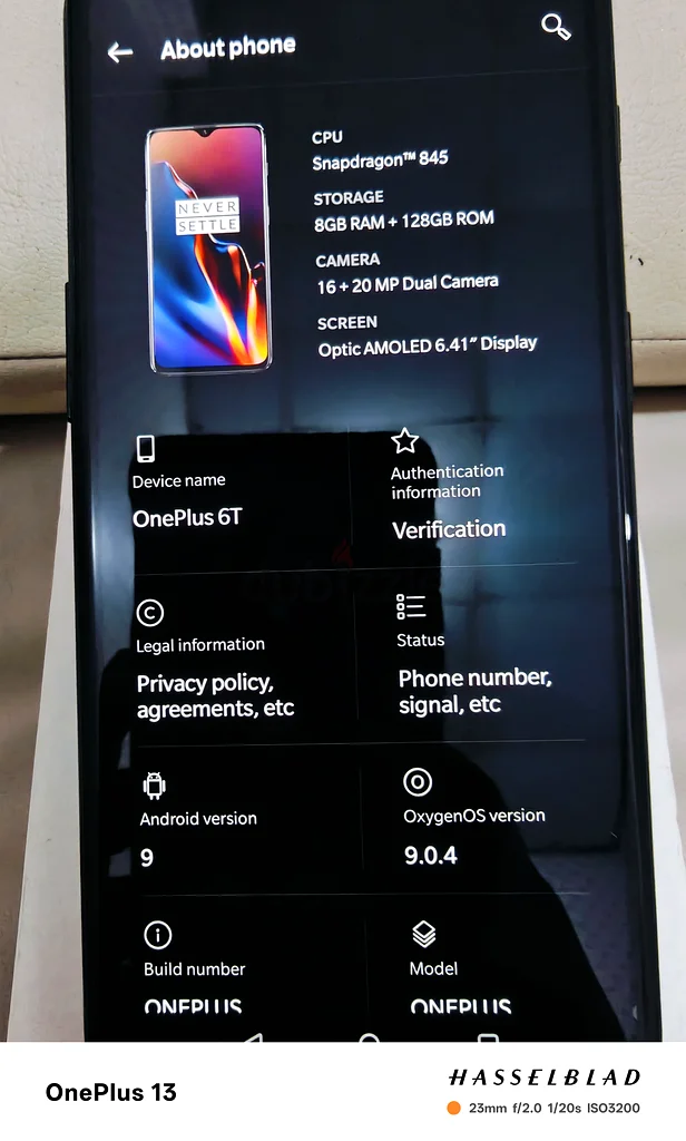 OnePlus 6T63215874533891114