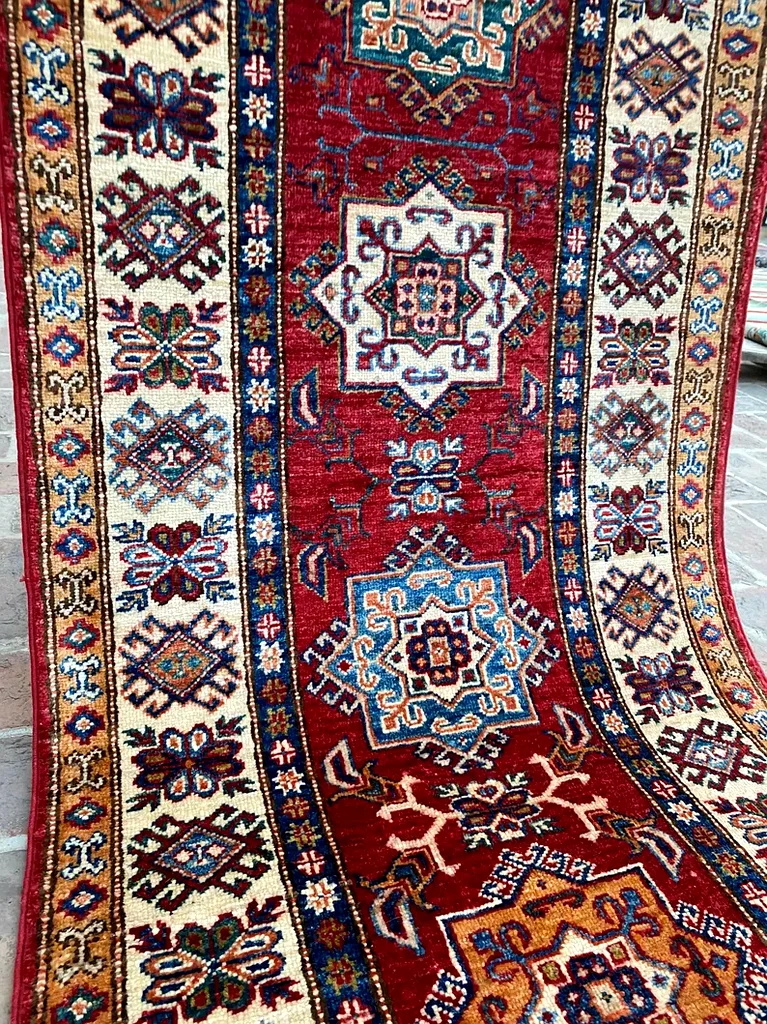 80 x 280cm Runner Carpet | new Handknotted Fine Super Kazak Carpet Runner63209348140417112