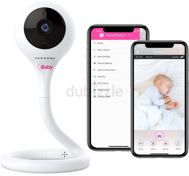 iBaby M2C WiFi Baby Monitor Camera with FHD Audio 1080P with Night Vision Wall Mount Kit63174807631233110