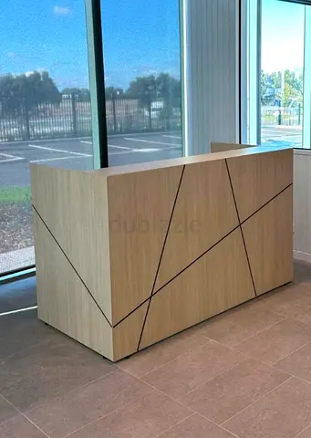 Luxury Office Reception Desk Counter Custom Made