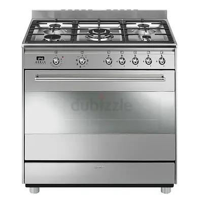 SMEG Top Gas and Oven Electric Cooker 90cm Classica SSA91MAX9
