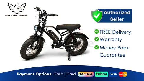 Wind Horse V8 Electric Bike  Brand New | 1 Year Warranty | FREE Delivery | AD6749