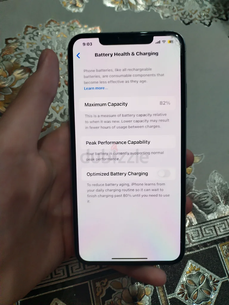آيفون XS ماكس 256 جيجابايت أبيض63214426732033111