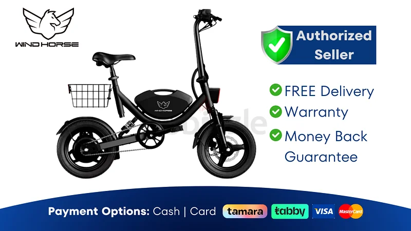 دراجة كهربائية ويند هورس W3 ● جديدة بالكامل | ضمان | توصيل مجاني | AD7409632645808198431127