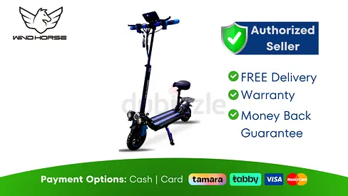 Wind Horse H5 Plus Electric Scooter ● Brand New with 1 Warranty | FREE Delivery | SHJ524