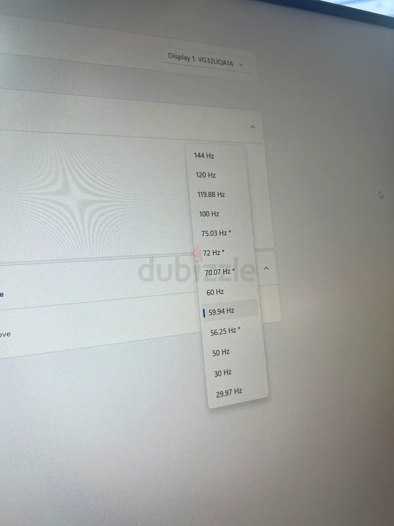 شاشة أسوس 32 بوصة بدقة 4K مع ضمان متبقي لمدة عامين ونصف63256598648321113