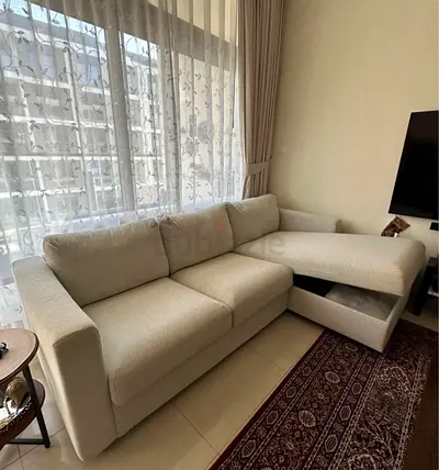 Ikea vimle L shape sofa Beige Good condition