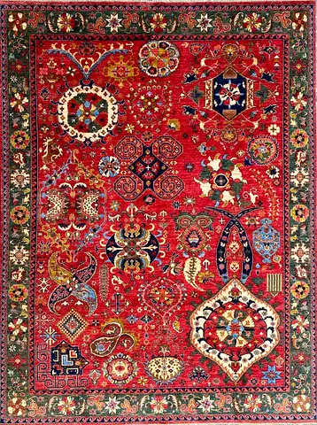 3x4m Carpet | new Handknotted Beautiful Qashqai Persian Carpet