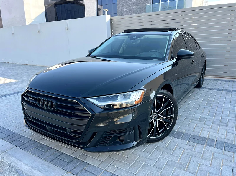 Audi A8 L S-LINE 2021 كلين تايتل بدون حوادث ضمان دخول السعودية + مقاصة جمركية بحالة الوكالة63224791584641111